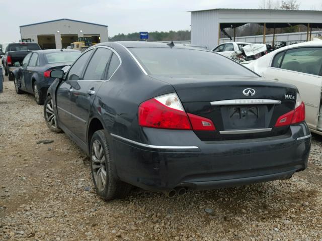 JNKBY01F28M550565 - 2008 INFINITI M45 BLACK photo 3