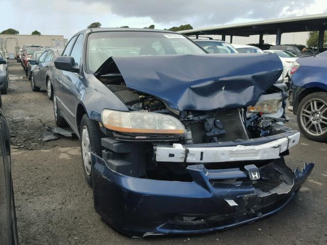 3HGCG6657YG704073 - 2000 HONDA ACCORD LX BLUE photo 1