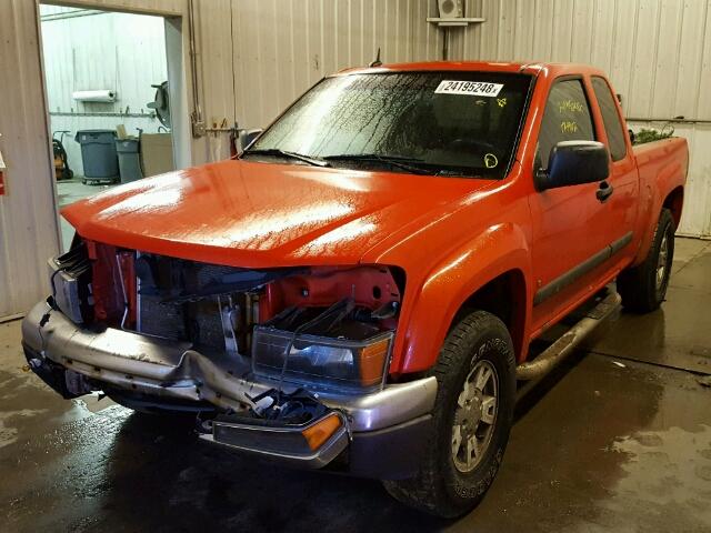 1GCDT49E488182751 - 2008 CHEVROLET COLORADO L ORANGE photo 2