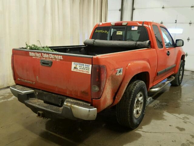 1GCDT49E488182751 - 2008 CHEVROLET COLORADO L ORANGE photo 4