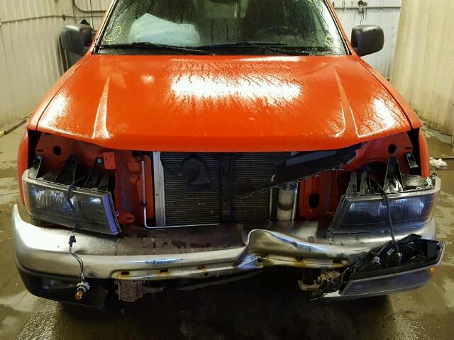 1GCDT49E488182751 - 2008 CHEVROLET COLORADO L ORANGE photo 9