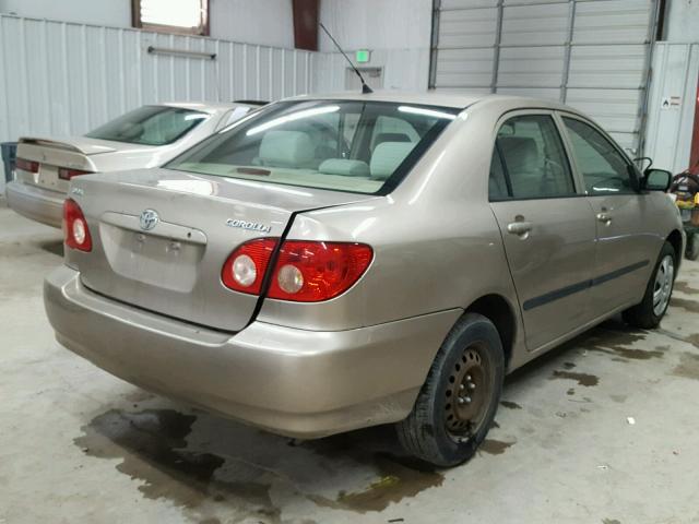 1NXBR32E05Z553641 - 2005 TOYOTA COROLLA CE GOLD photo 4