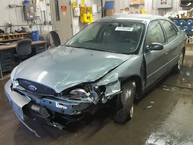 1FAFP53296A244206 - 2006 FORD TAURUS SE GREEN photo 2