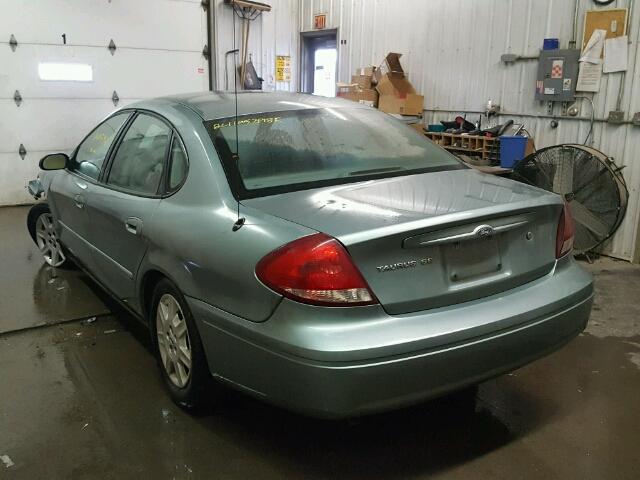 1FAFP53296A244206 - 2006 FORD TAURUS SE GREEN photo 3