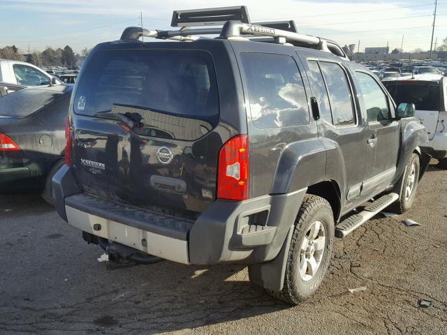 5N1AN0NW2CC525711 - 2012 NISSAN XTERRA OFF GRAY photo 4