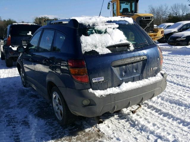 5Y2SM62804Z436495 - 2004 PONTIAC VIBE BLUE photo 3