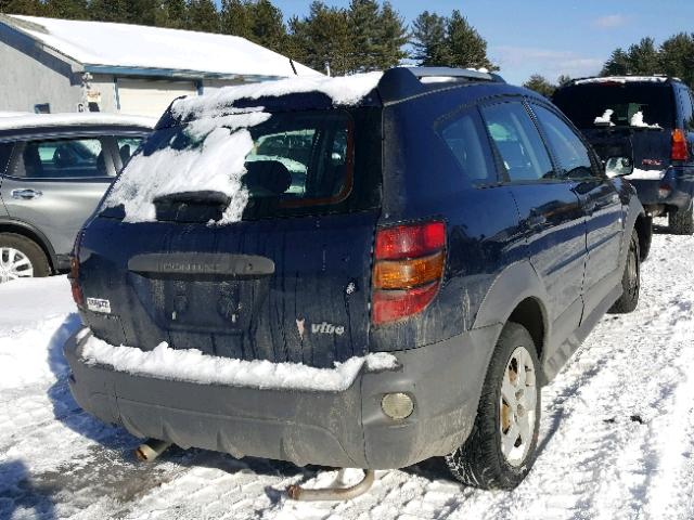 5Y2SM62804Z436495 - 2004 PONTIAC VIBE BLUE photo 4