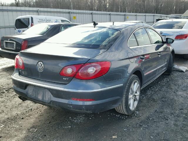 WVWHP7AN9AE555616 - 2010 VOLKSWAGEN CC LUXURY GRAY photo 4