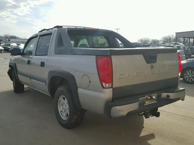 3GNEC12T64G341079 - 2004 CHEVROLET AVALANCHE GOLD photo 3