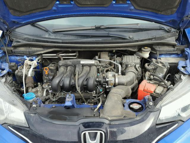 3HGGK5G85FM744699 - 2015 HONDA FIT EX BLUE photo 7