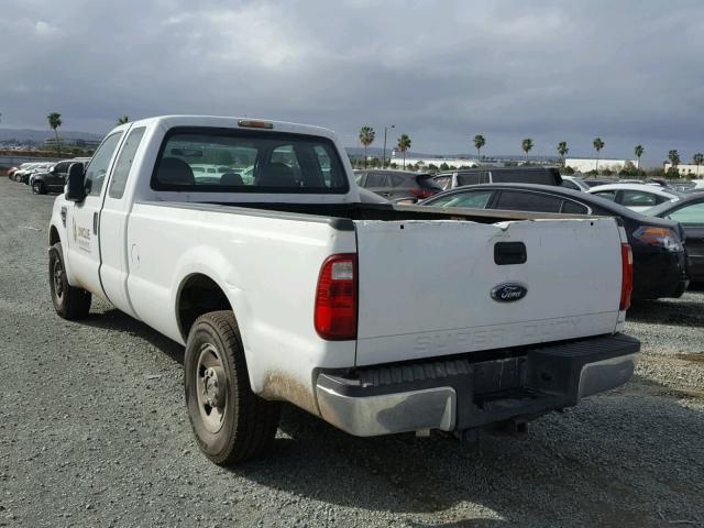 1FTSX20568EB02705 - 2008 FORD F250 SUPER WHITE photo 3