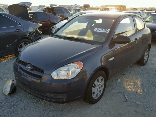 KMHCM36C19U109279 - 2009 HYUNDAI ACCENT GS CHARCOAL photo 2