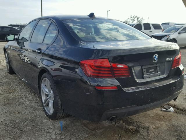 WBA5B1C5XFG125291 - 2015 BMW 535 I BLACK photo 3