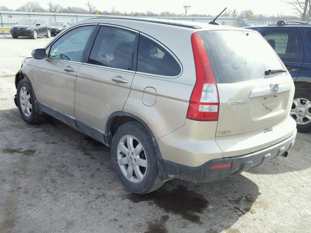 5J6RE48768L045434 - 2008 HONDA CR-V EXL GOLD photo 3