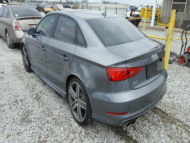 WAUA7GFF1G1028489 - 2016 AUDI A3 PREMIUM GRAY photo 3