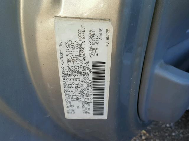 4T3ZF13C62U475040 - 2002 TOYOTA SIENNA LE SILVER photo 10