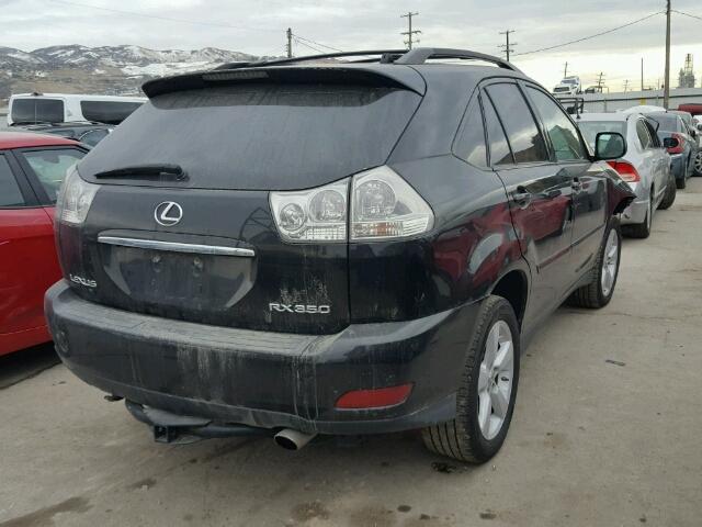 2T2HK31UX7C033907 - 2007 LEXUS RX 350 BLACK photo 4