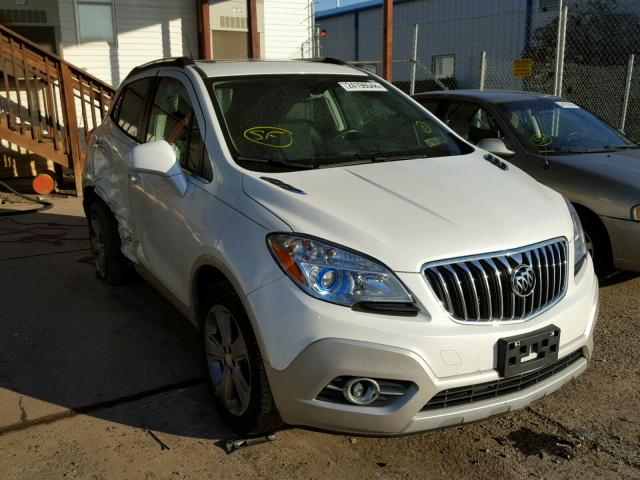 KL4CJFSB5DB115371 - 2013 BUICK ENCORE CON WHITE photo 1