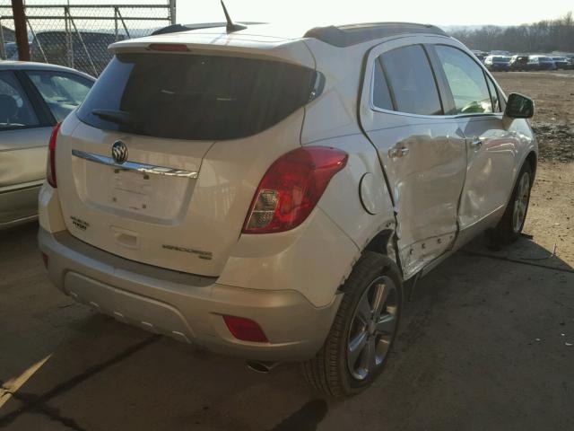 KL4CJFSB5DB115371 - 2013 BUICK ENCORE CON WHITE photo 4