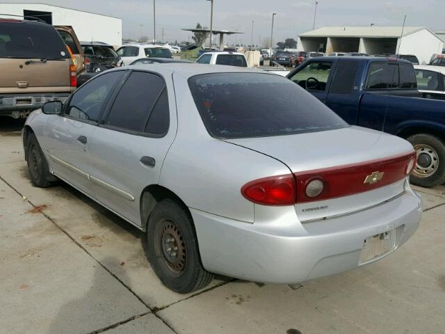 1G1JC52F647105920 - 2004 CHEVROLET CAVALIER SILVER photo 3