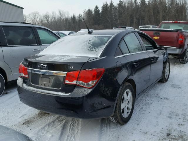 1G1PC5SB5D7167607 - 2013 CHEVROLET CRUZE LT BLACK photo 4