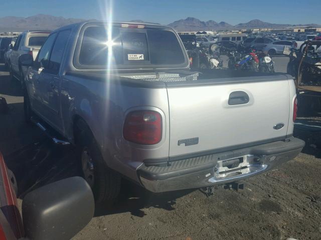 1FTRW07L02KE40765 - 2002 FORD F150 SUPER WHITE photo 3