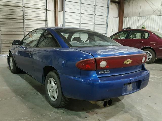 1G1JC12F157137040 - 2005 CHEVROLET CAVALIER BLUE photo 3