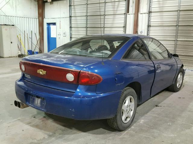 1G1JC12F157137040 - 2005 CHEVROLET CAVALIER BLUE photo 4