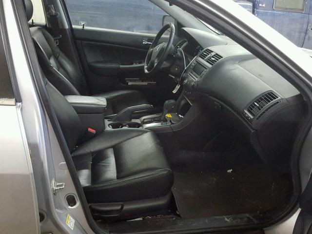 1HGCM56887A066815 - 2007 HONDA ACCORD EX SILVER photo 5