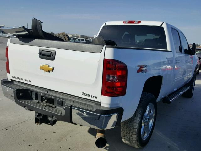 1GC1KYC8XCF195315 - 2012 CHEVROLET SILVERADO WHITE photo 4