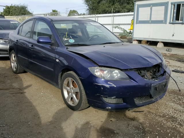 JM1BK12F141109657 - 2004 MAZDA 3 I PURPLE photo 1