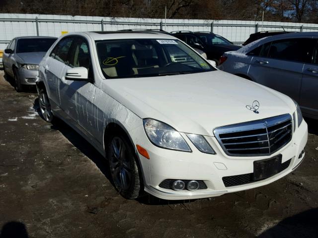 WDDHF8HB2AA091442 - 2010 MERCEDES-BENZ E 350 4MAT WHITE photo 1