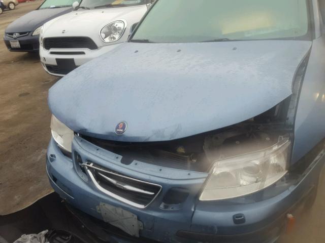 YS3FD49Y971125266 - 2007 SAAB 9-3 2.0T BLUE photo 8