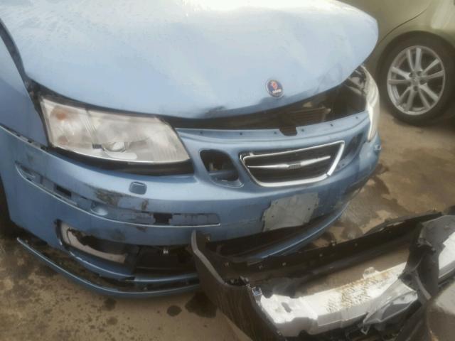 YS3FD49Y971125266 - 2007 SAAB 9-3 2.0T BLUE photo 9