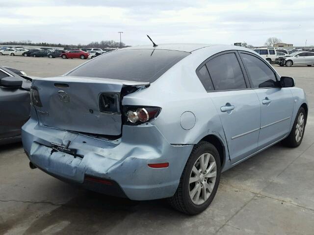 JM1BK12F881844108 - 2008 MAZDA 3 I BLUE photo 4