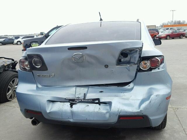 JM1BK12F881844108 - 2008 MAZDA 3 I BLUE photo 9