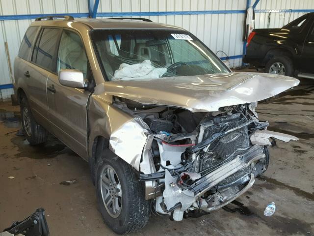 5FNYF18545B055051 - 2005 HONDA PILOT EXL TAN photo 1