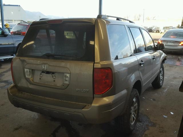 5FNYF18545B055051 - 2005 HONDA PILOT EXL TAN photo 4