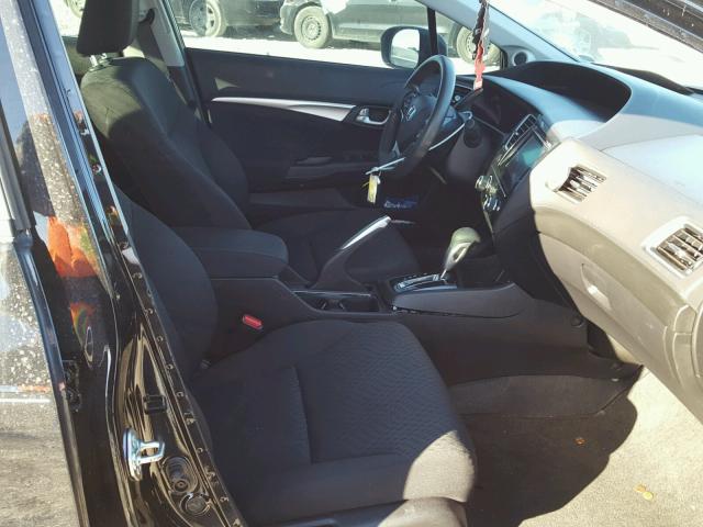 19XFB2F83FE038545 - 2015 HONDA CIVIC EX შავი ფოტო 5