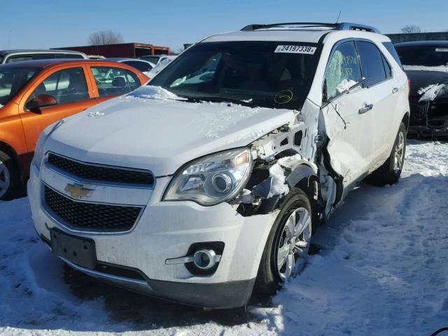 2CNALFEC8B6240498 - 2011 CHEVROLET EQUINOX LT WHITE photo 2