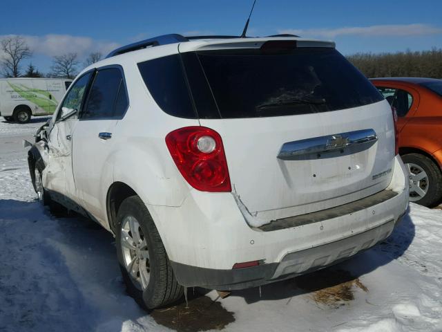 2CNALFEC8B6240498 - 2011 CHEVROLET EQUINOX LT WHITE photo 3