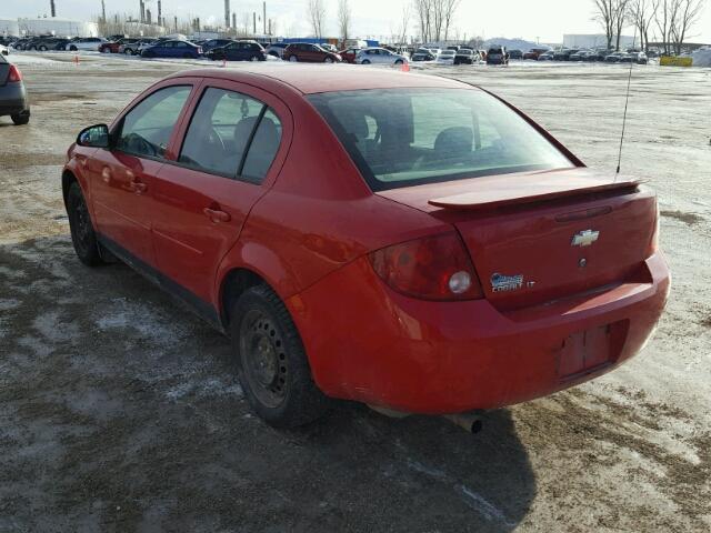 1G1AL55F967883935 - 2006 CHEVROLET COBALT LT RED photo 3