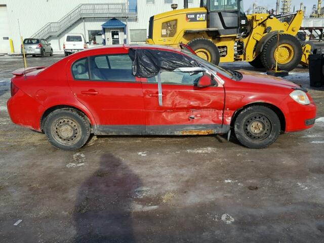 1G1AL55F967883935 - 2006 CHEVROLET COBALT LT RED photo 9