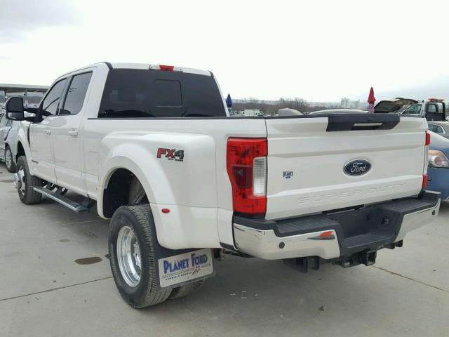 1FT8W3DT6HEB39958 - 2017 FORD F350 SUPER WHITE photo 3