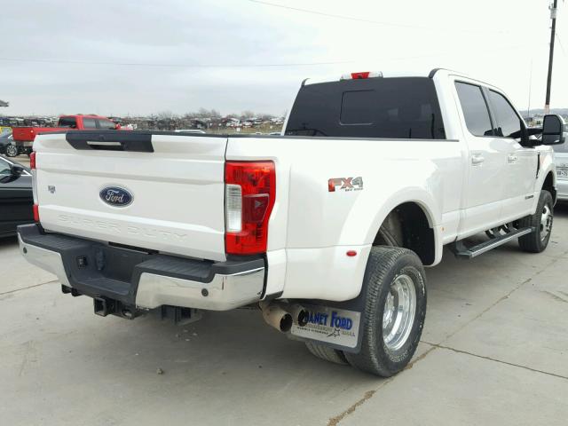 1FT8W3DT6HEB39958 - 2017 FORD F350 SUPER WHITE photo 4