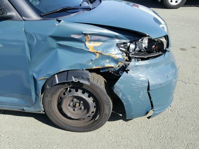 JTLKE50E981033625 - 2008 SCION XB BLUE photo 9