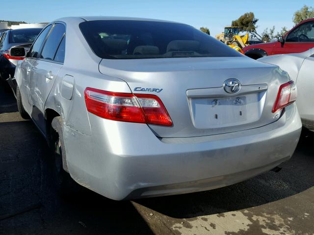 4T1BE46K67U591346 - 2007 TOYOTA CAMRY NEW SILVER photo 3