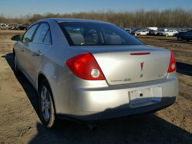 1G2ZH57N584220080 - 2008 PONTIAC G6 GT SILVER photo 3