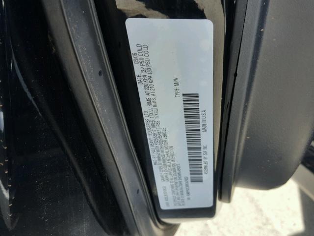 4S4BP62C966347939 - 2006 SUBARU LEGACY OUT BLACK photo 10