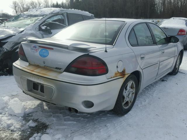 1G2NW52E34C125142 - 2004 PONTIAC GRAND AM G GRAY photo 4